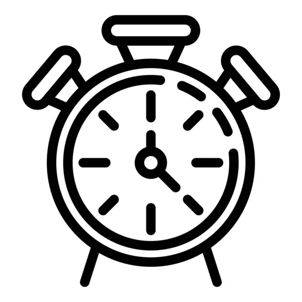 Time stopwatch icon, outline style — Stock Vector