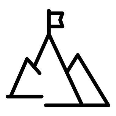 Dağ hedef simgesi, özet biçimi