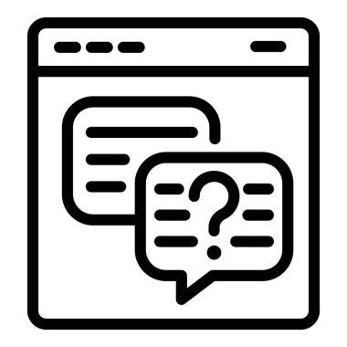 Sorun soru simgesi, özet biçimi