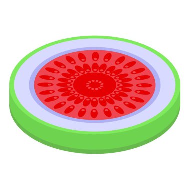 Kesilmiş incir simgesi, izometrik biçim