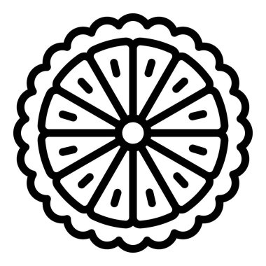 Kesilmiş bergamot simgesi, özet biçimi