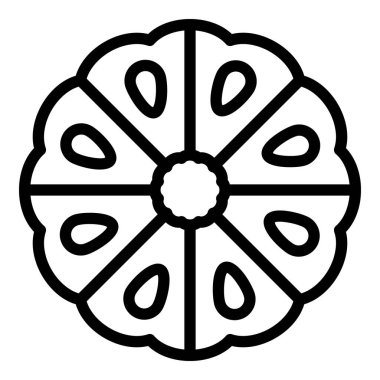 Tropikal bergamot simgesi, özet biçimi