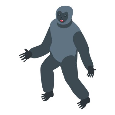 Tapılası Gibbon simgesi, izometrik biçim