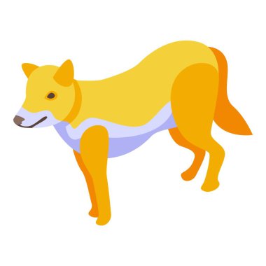 Kızıl Kurt simgesi, izometrik biçim