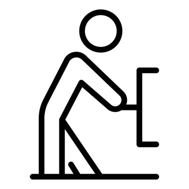 Nesne hareket çabası simgesi, özet biçimi