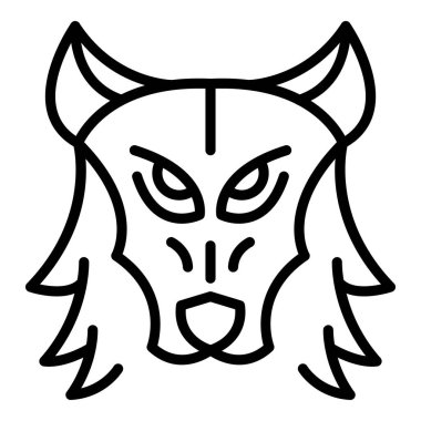 Vahşi kurt simgesi, taslak biçimi