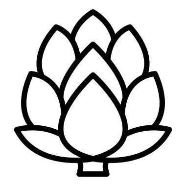 Enginar simgesi pişir, taslak biçimi