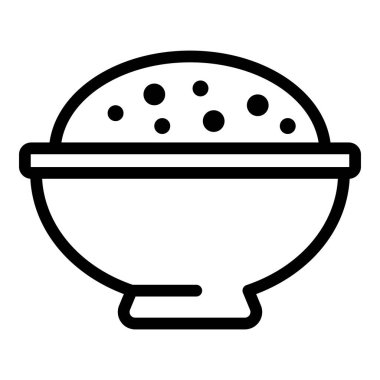 Pirinç simgesi tabağı, taslak biçimi