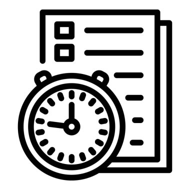 Okul sınavı simgesi, özet biçimi