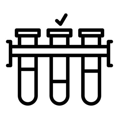 Test tüpleri simge, özet biçimi