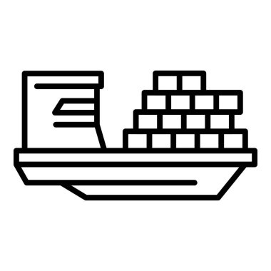 Kargo taşıma gemisi simgesi, taslak biçimi