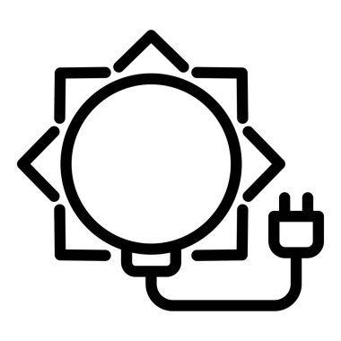 Güneş tıkacı simgesi, özet biçimi