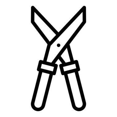 Çiftlik makası simgesi, taslak biçimi