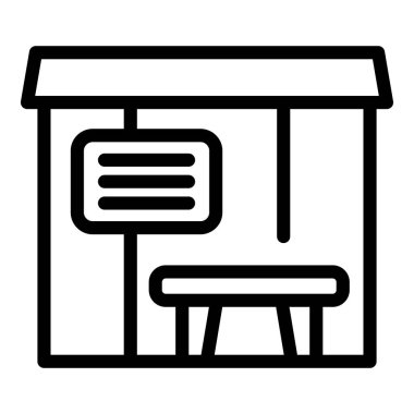 Şehir evi simgesi, taslak biçimi