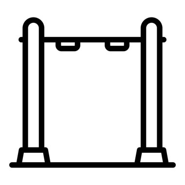 Spor yatay çubuk simgesi, özet biçimi