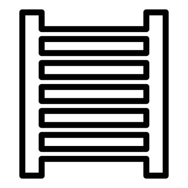 Spor duvarı çubuğu simgesi, taslak biçimi