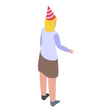 Parti konuk simgesi, izometrik biçim