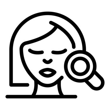 Yüz bakımı simgesi, özet biçimi