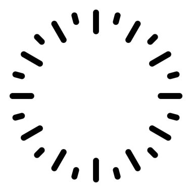 Havai fişek gecesi simgesi, taslak biçimi