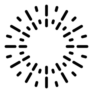 Havai fişek festivali simgesi, özet tarzı