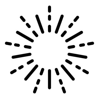 Xmas havai fişek simgesi, taslak biçimi