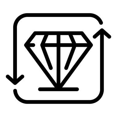 Madencilik kaynakları simgesi, özet biçimi