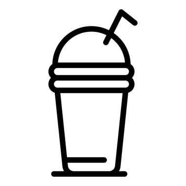 İçecek cam ikonu, taslak biçimi