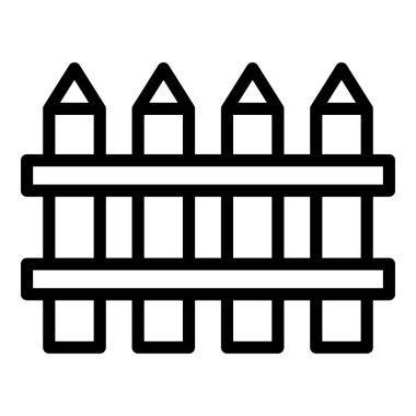 Çiftlik çiti simgesi, taslak biçimi