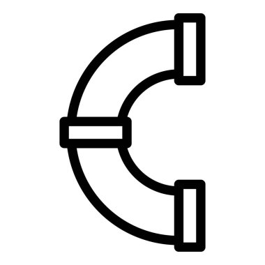 Çelik boru simgesi, taslak biçimi