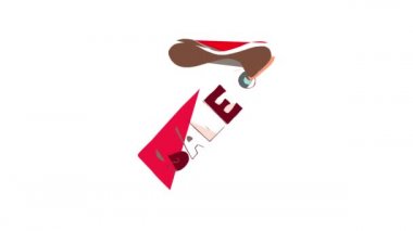 Etiket satışı simgesi canlandırması