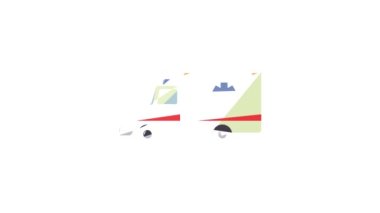 Ambulans simgesi canlandırması