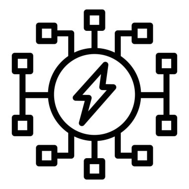 Tam pil enerji simgesi, özet biçimi