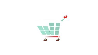 Alışveriş arabası simgesi canlandırması
