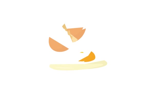 Animație pictogramă ou — Videoclip de stoc