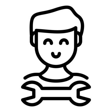 Tamirci simgesi, taslak biçimi