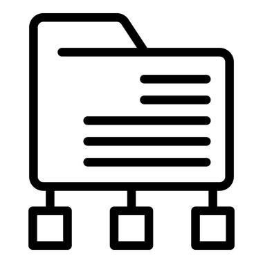 Müşteri dizini simgesi, özet biçimi