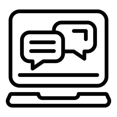 Çevrimiçi sohbet simgesi, özet biçimi