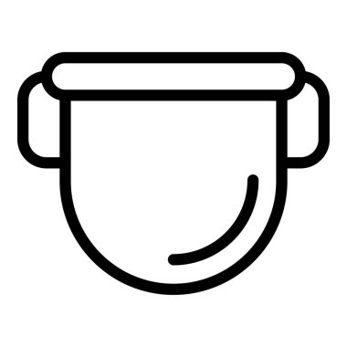 Enfeksiyon yüz kalkanı simgesi, dış hat biçimi