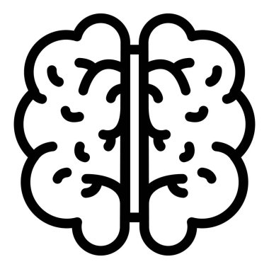 Yaratıcı insan beyni simgesi, özet biçimi