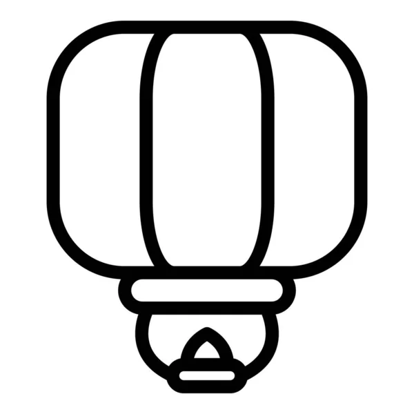 Evento flutuante ícone lanterna, estilo esboço — Vetor de Stock