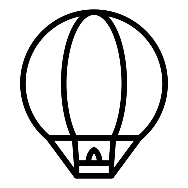 Ícone de lanterna flutuante tailandesa, estilo esboço — Vetor de Stock
