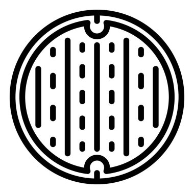 Metal rögar simgesi, dış hat biçimi