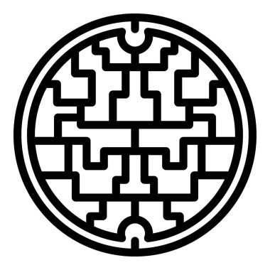 Yapı rögar simgesi, özet biçimi