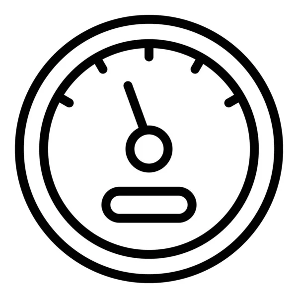 Arrow car dashboard icon, outline style — 스톡 벡터