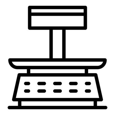 Pazar ağırlığı simgesi, özet biçimi