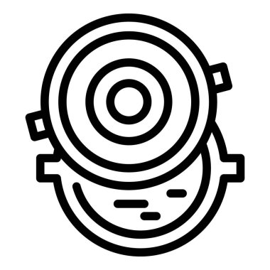 Şehir kanalizasyon simgesi, ana hat biçimi