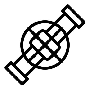 Fabrika lağım ikonu, taslak biçimi