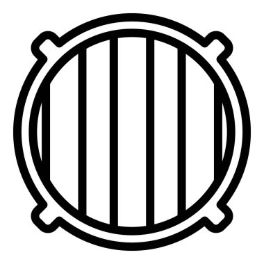 Kanalizasyon kapağı simgesi, özet biçimi