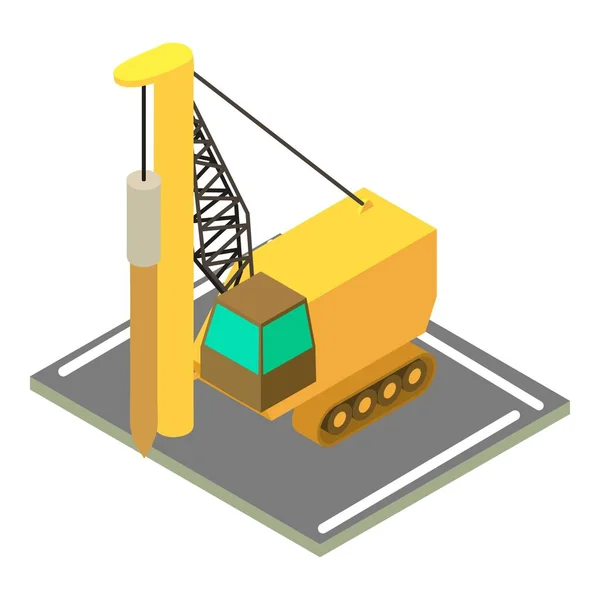 Reilling machine icon, isometric style — стоковый вектор