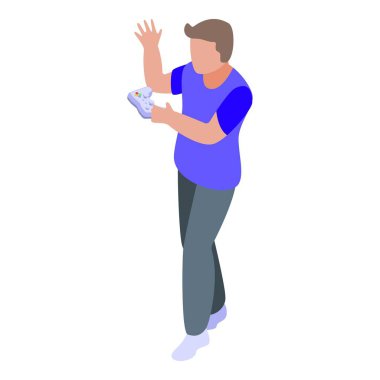 Mobil oyun oynatıcı simgesi, izometrik biçim